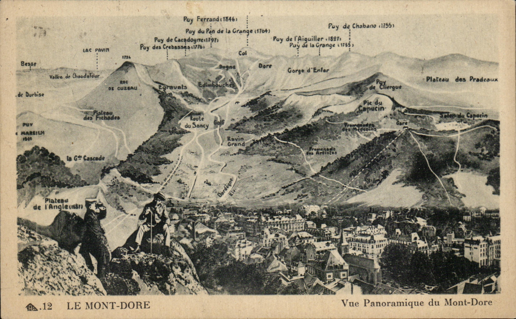 CPA the Mount Gilds Mount Panoramic View Gilds