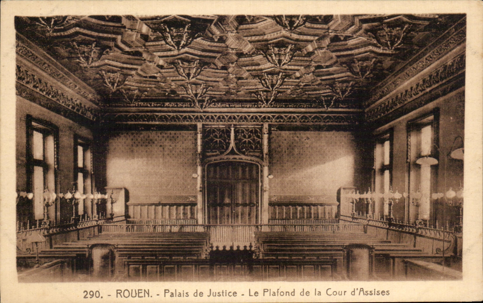 CPA Rouen Law courts the Ceiling of the Court of Assizes