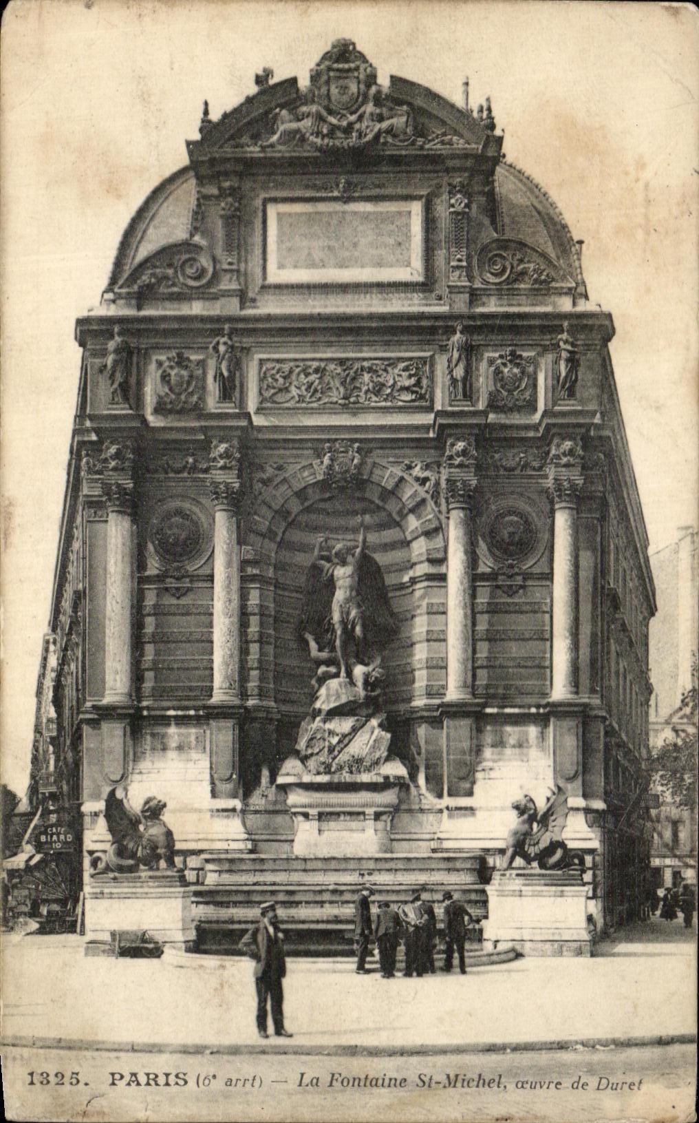 CPA Paris the Fountain St Michel