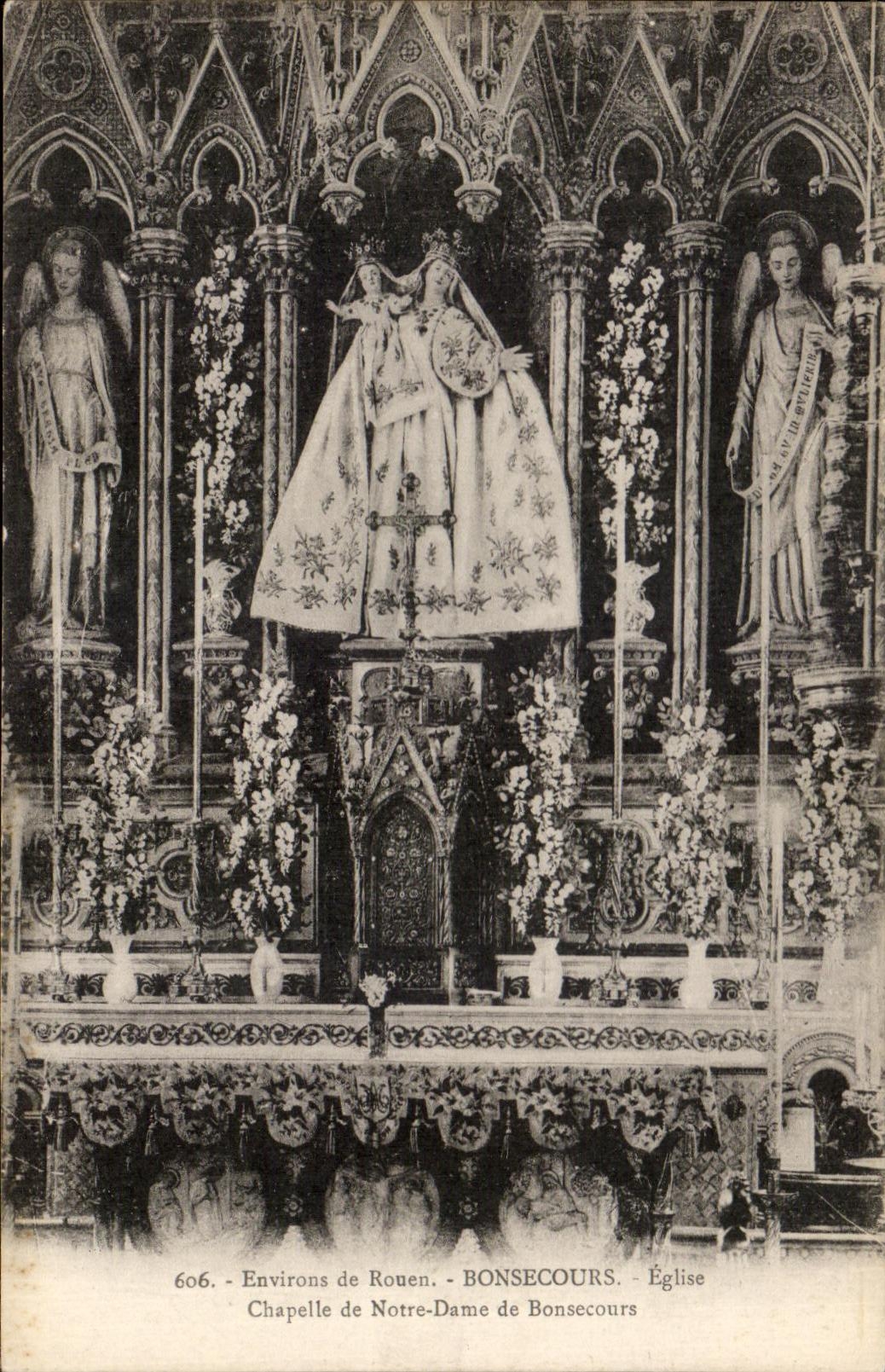 Alrededores de CPA de la camara acorazada de la iglesia de Ruan Bonsecours de Notre Dame de Bonsecours