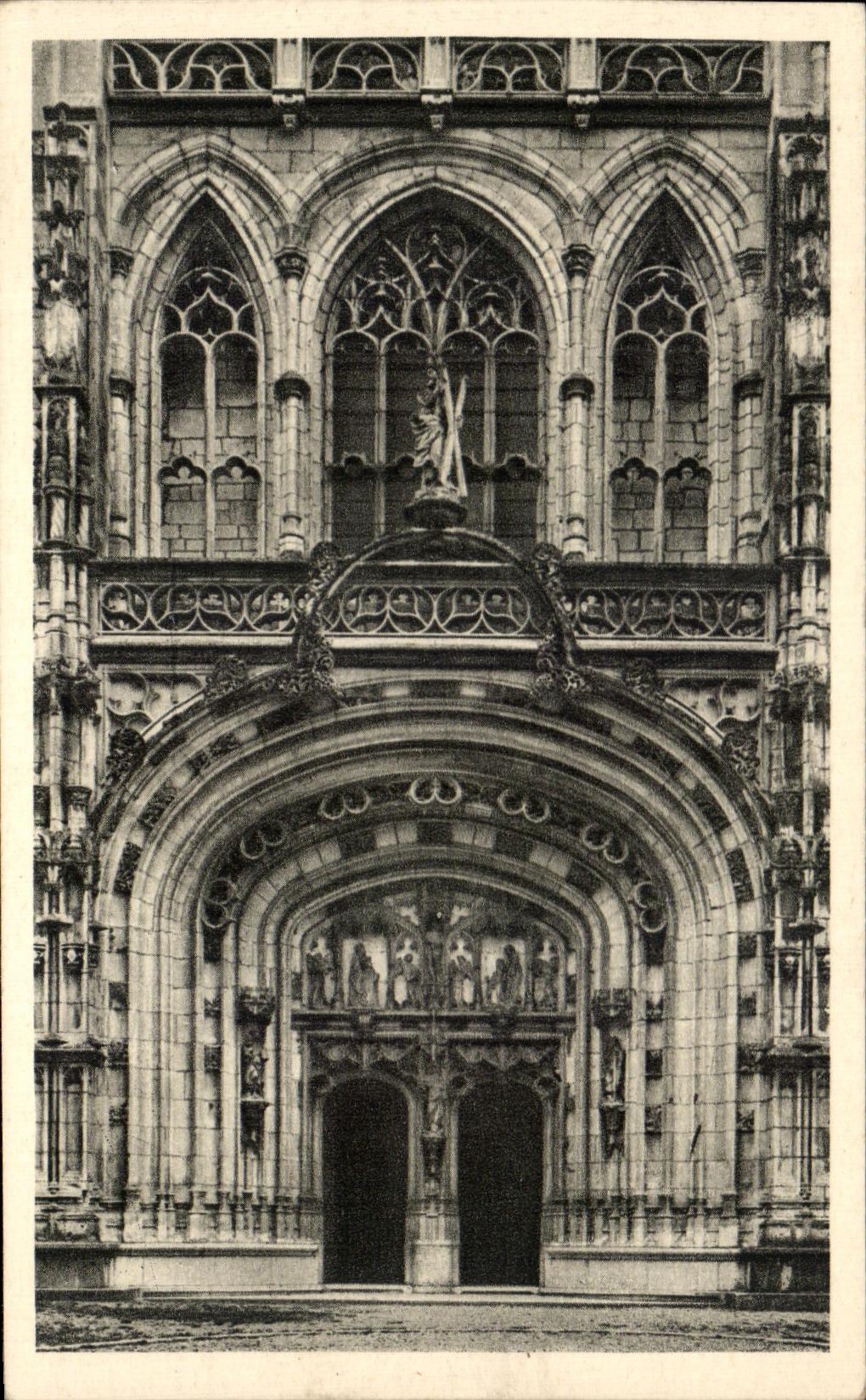 CPA Eglise De Brou Portail