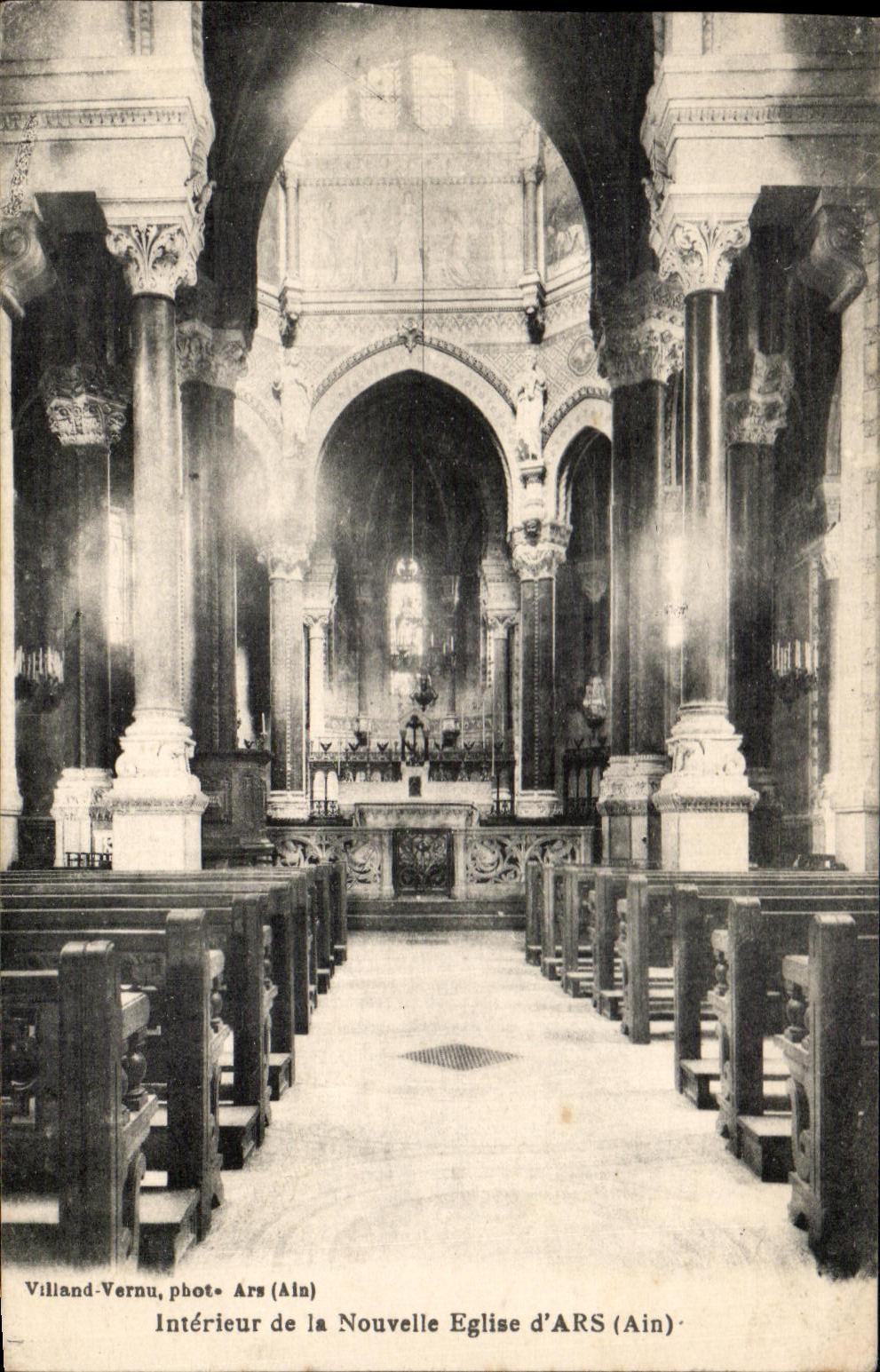 CPA Interior Ars of the New Church of Ars