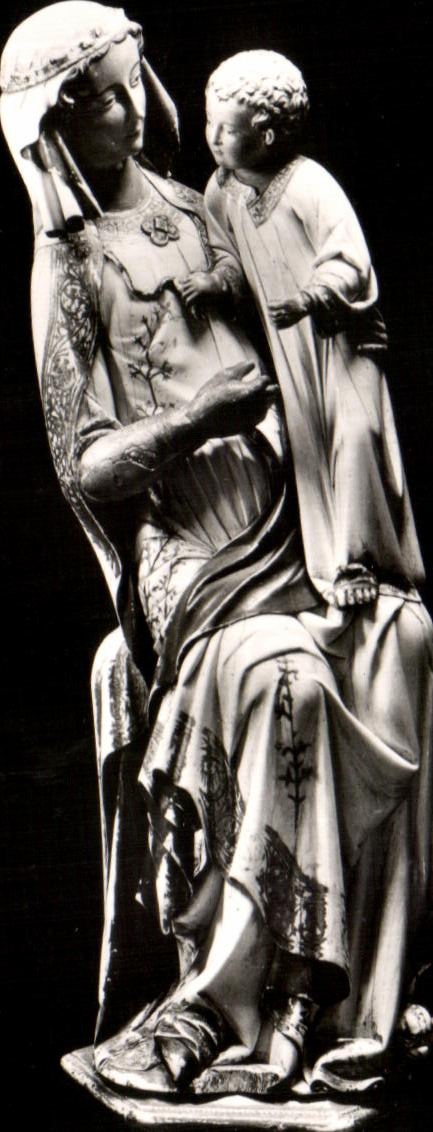 CPA Villeneuve Avignon Church of the collegial ivory Virgin