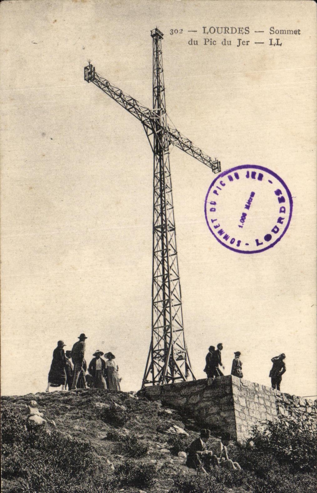 CPA Lourdes Sommet du pic du Jer