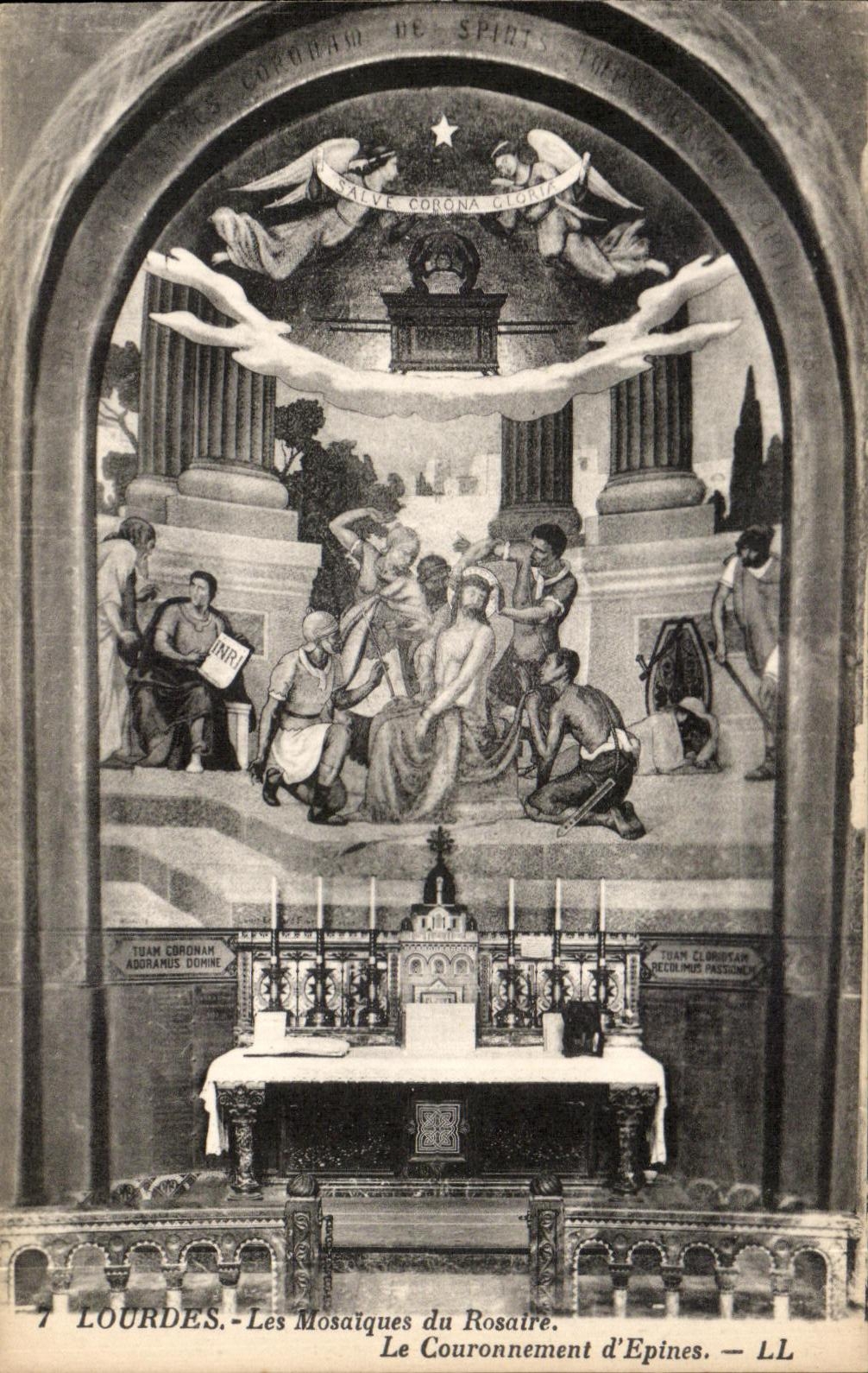 CPA Lourdes Les Mosaiques du Rosaire Le Couronnement d'Epines