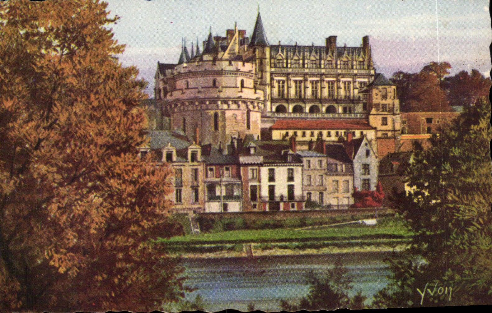 CPA Chateaux De La Loire Chateau D'Amboise