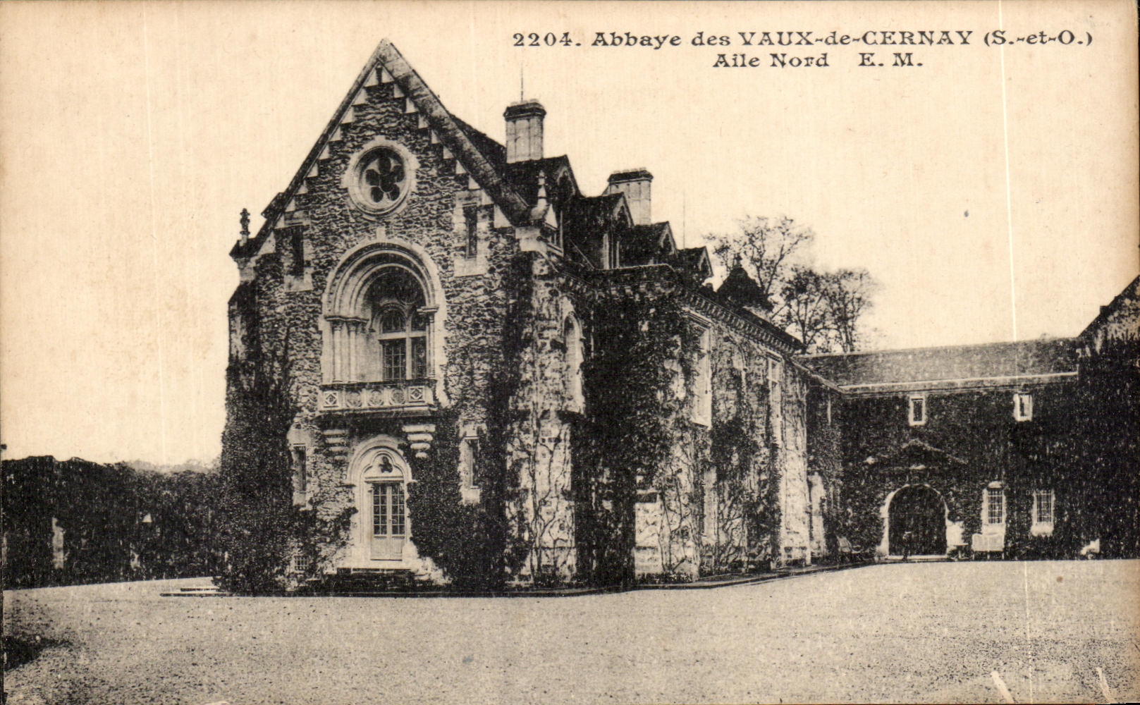 CPA Abbaye des Vaux de Cernay Aile Nord