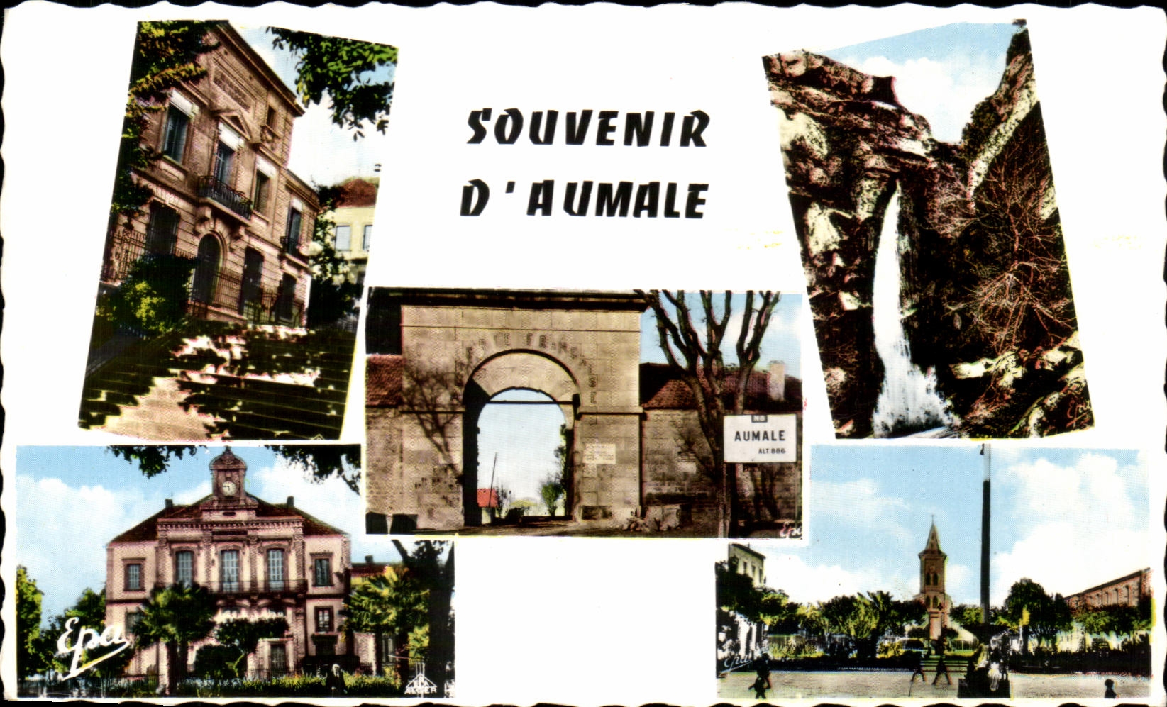 CPA Souvenir D' Aumale