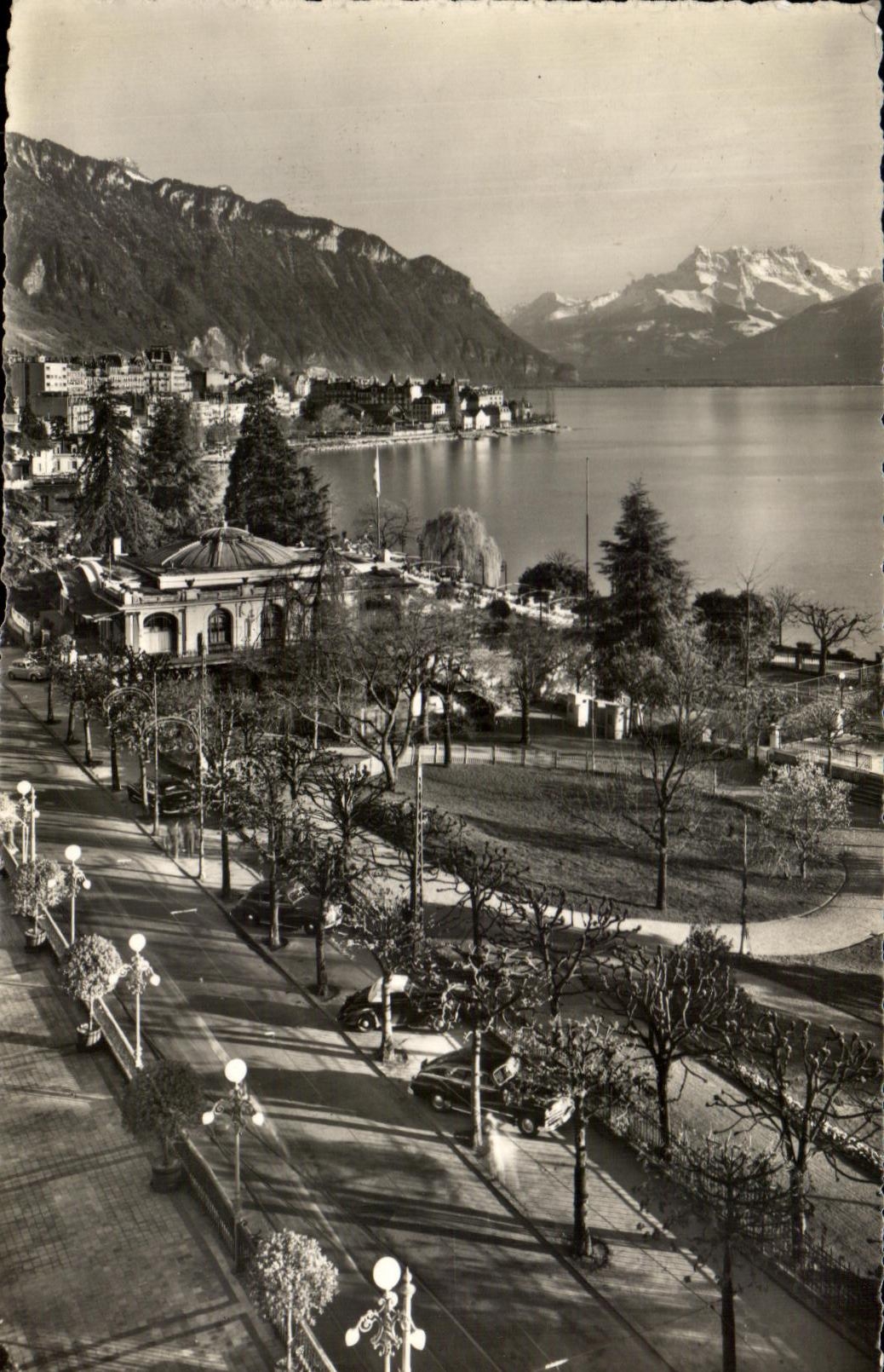 CPA Montreux Pavillon Des Sports Et Dents Du Midi