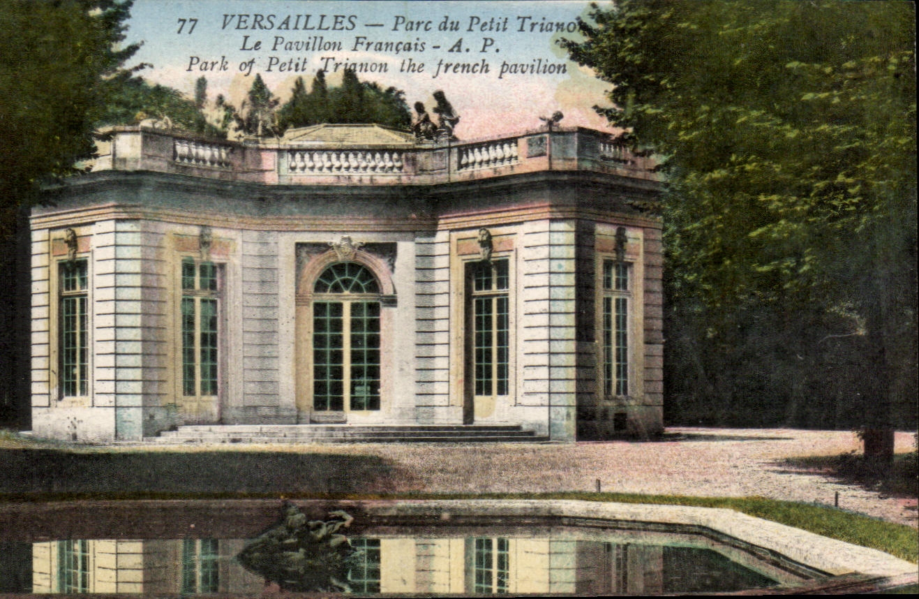 CPA Versailles Parc Du Petit Trianon Le Pavillon Francais 