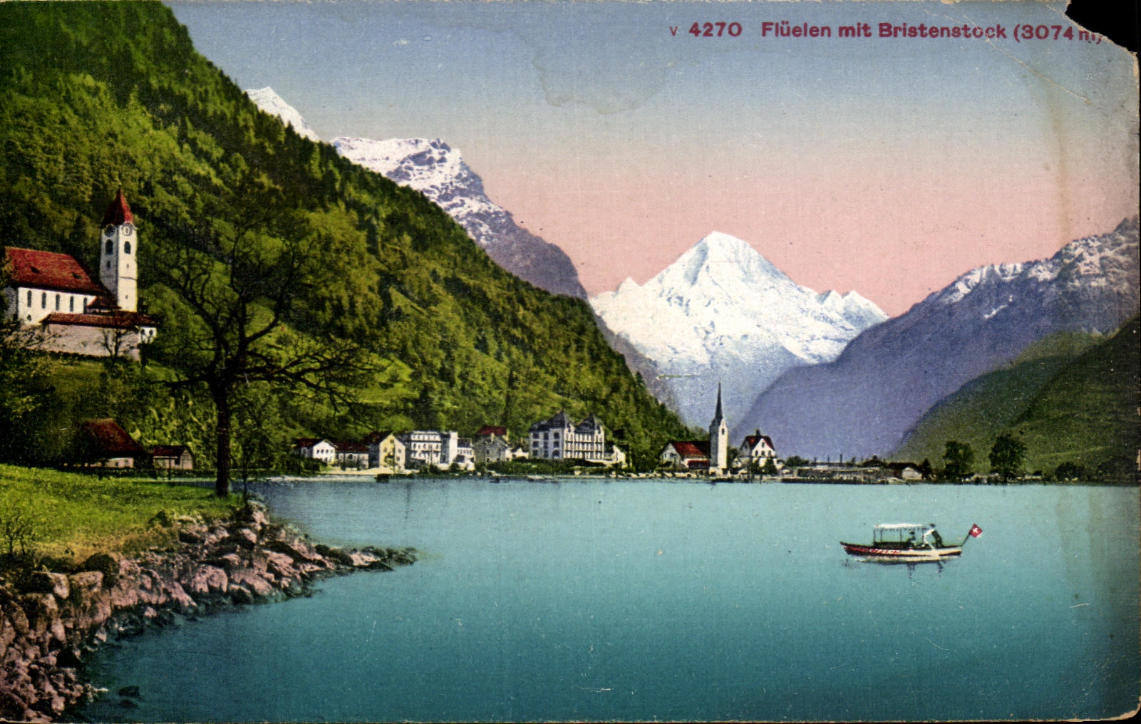 CPA Fluelen Mit Bristenstock Suisse