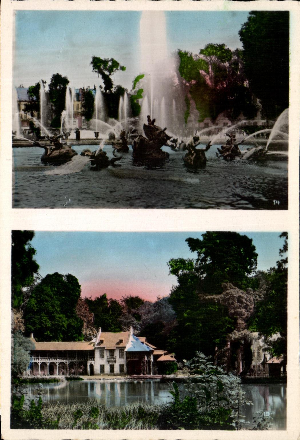 CPA Bassin du Dragon Versailles