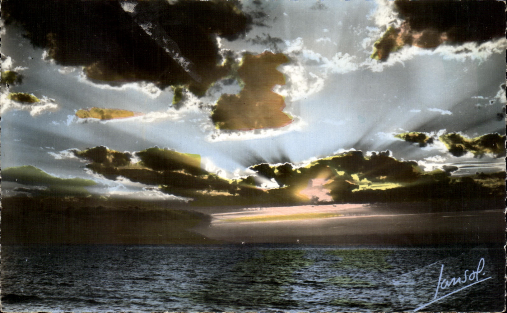 CPA Tenes Coucher de Soleil Algerie 