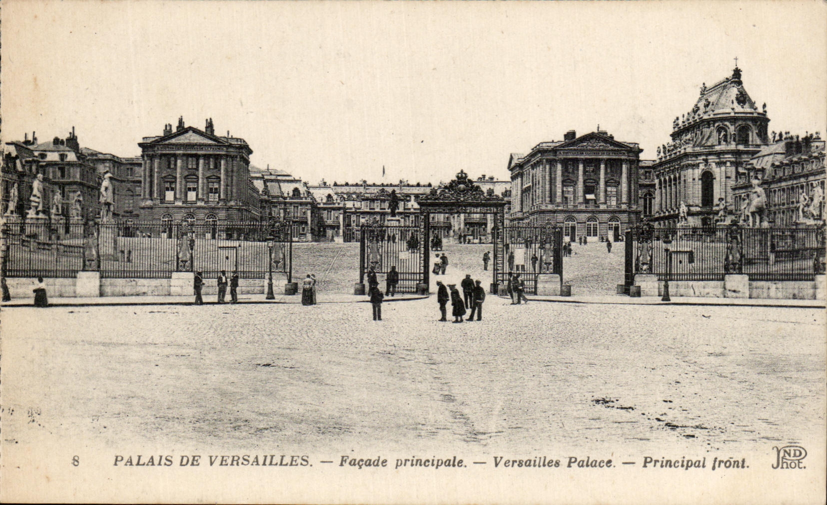 CPA Palais De Versailles Facade Principale 