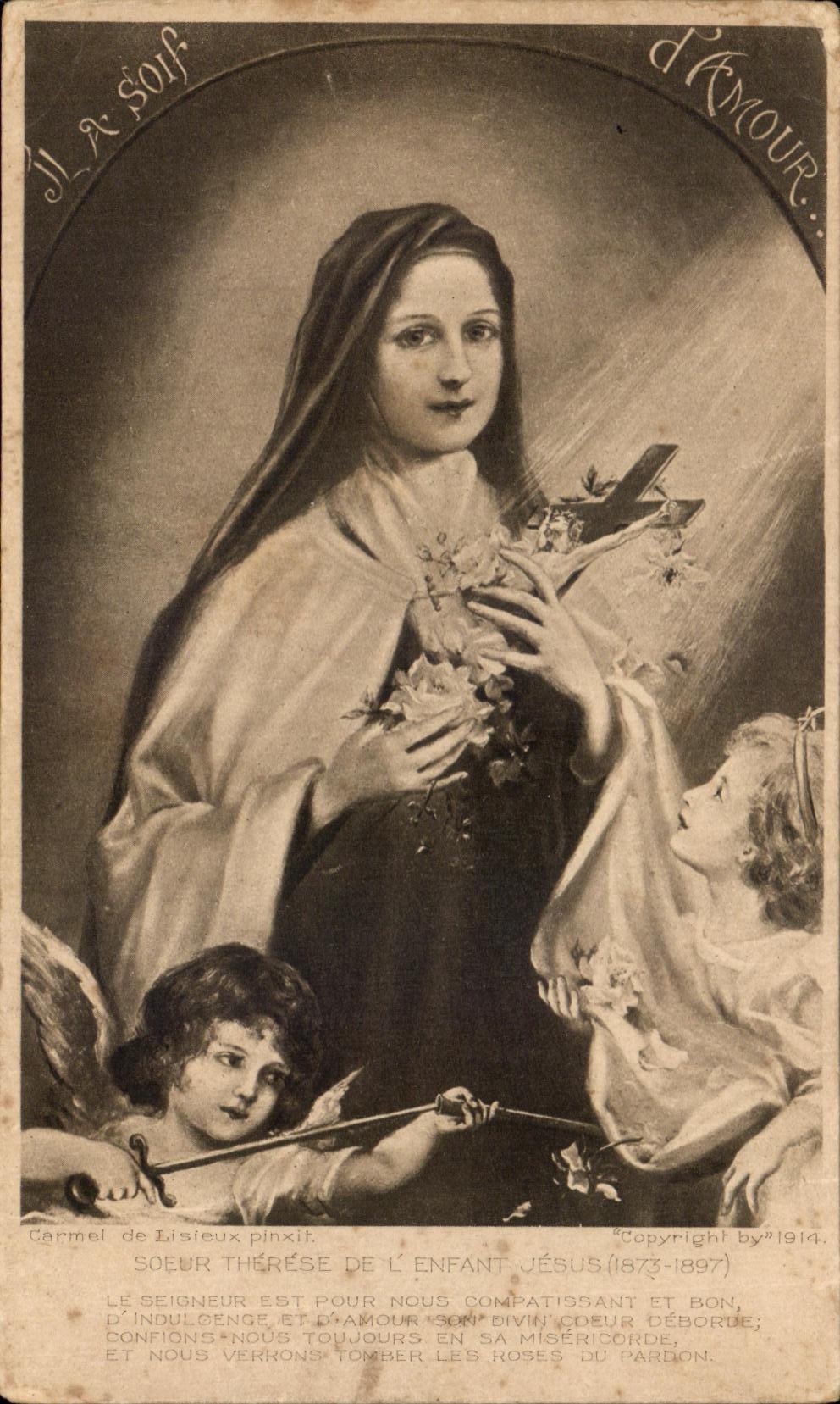 CPA Soeur Therese De l'Enfant Jesus Carmel de lisieux