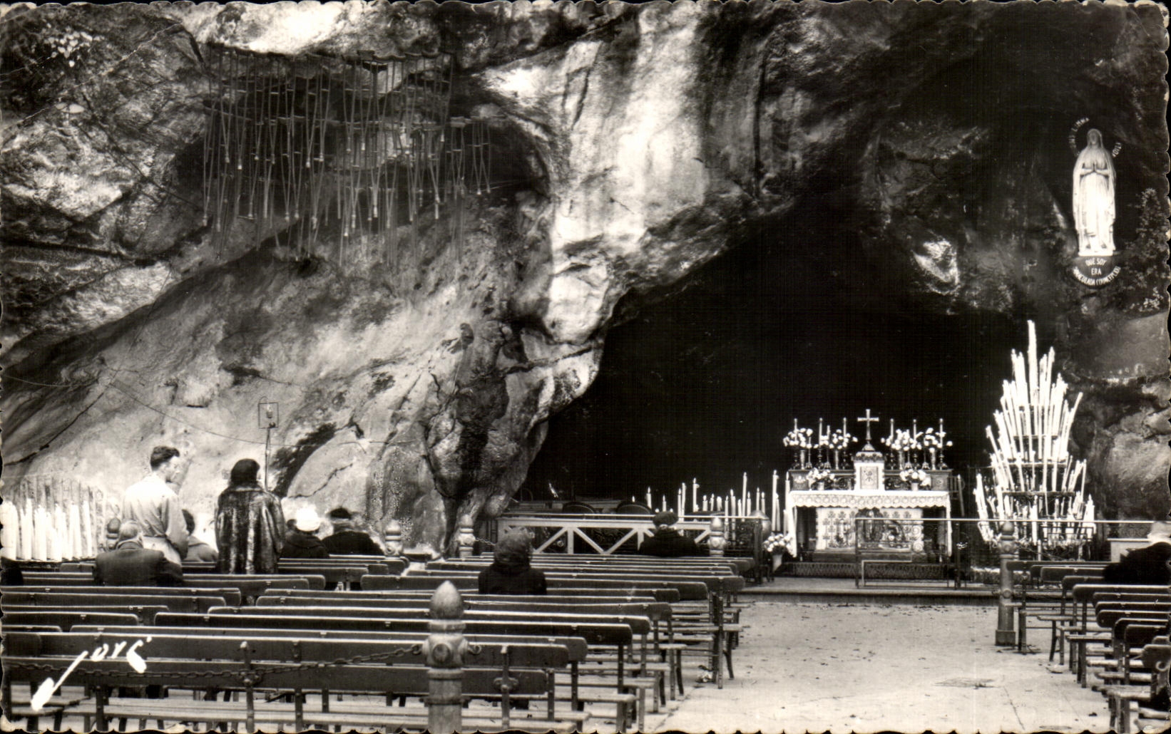 CPA Limoges La grotte miraculeuse