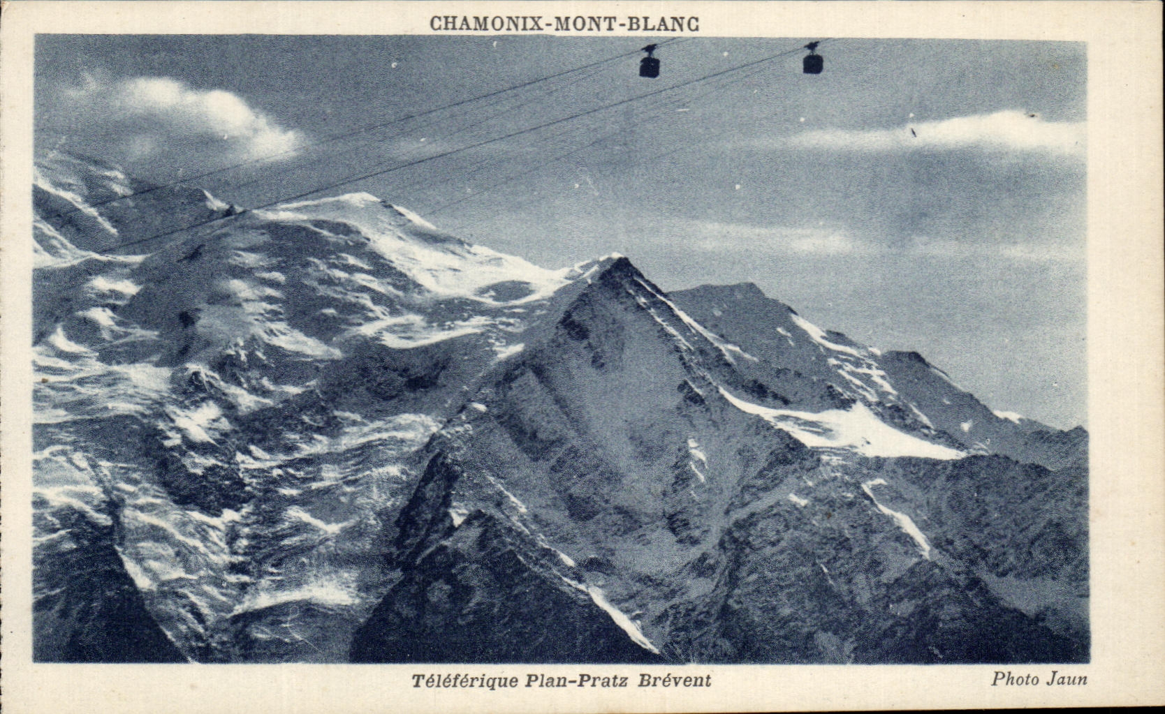 CPA Teleferique Plan Pratz Brevent Chamonix Mont Blanc