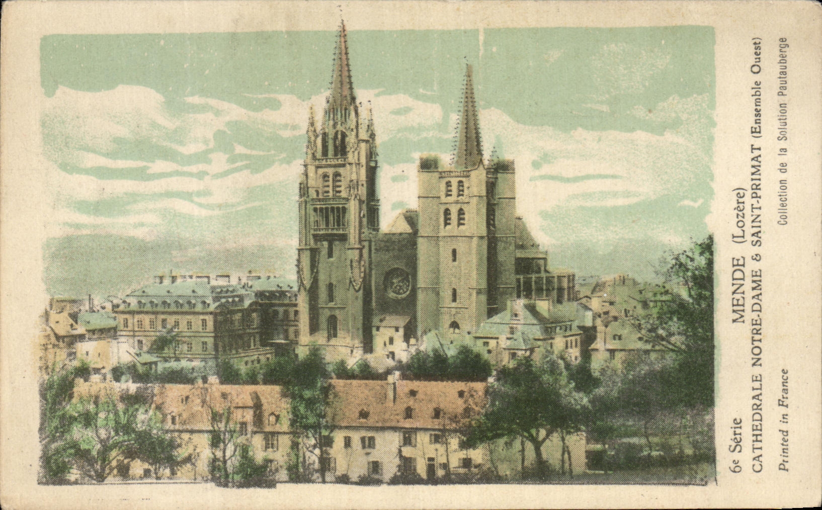 CPA Mende Cathedrale Notre Dame Saint Primat