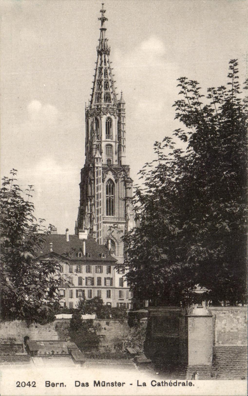 CPA Bern Das Munster La Cathedrale