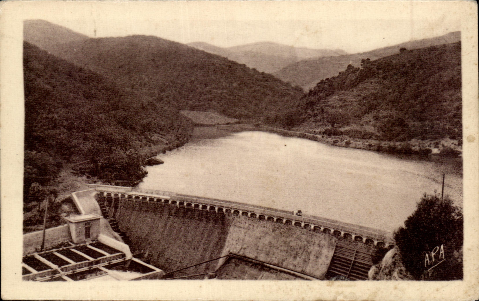 CPA Lamalou Les Bains Le Barrage de Biconque