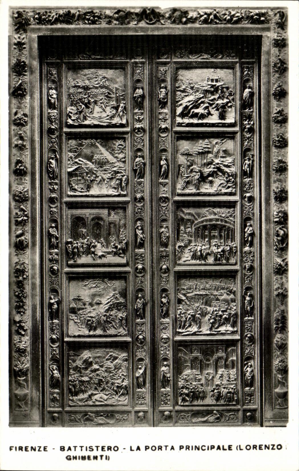 CPA Battistero la llevo Lorenzo principal Firenze