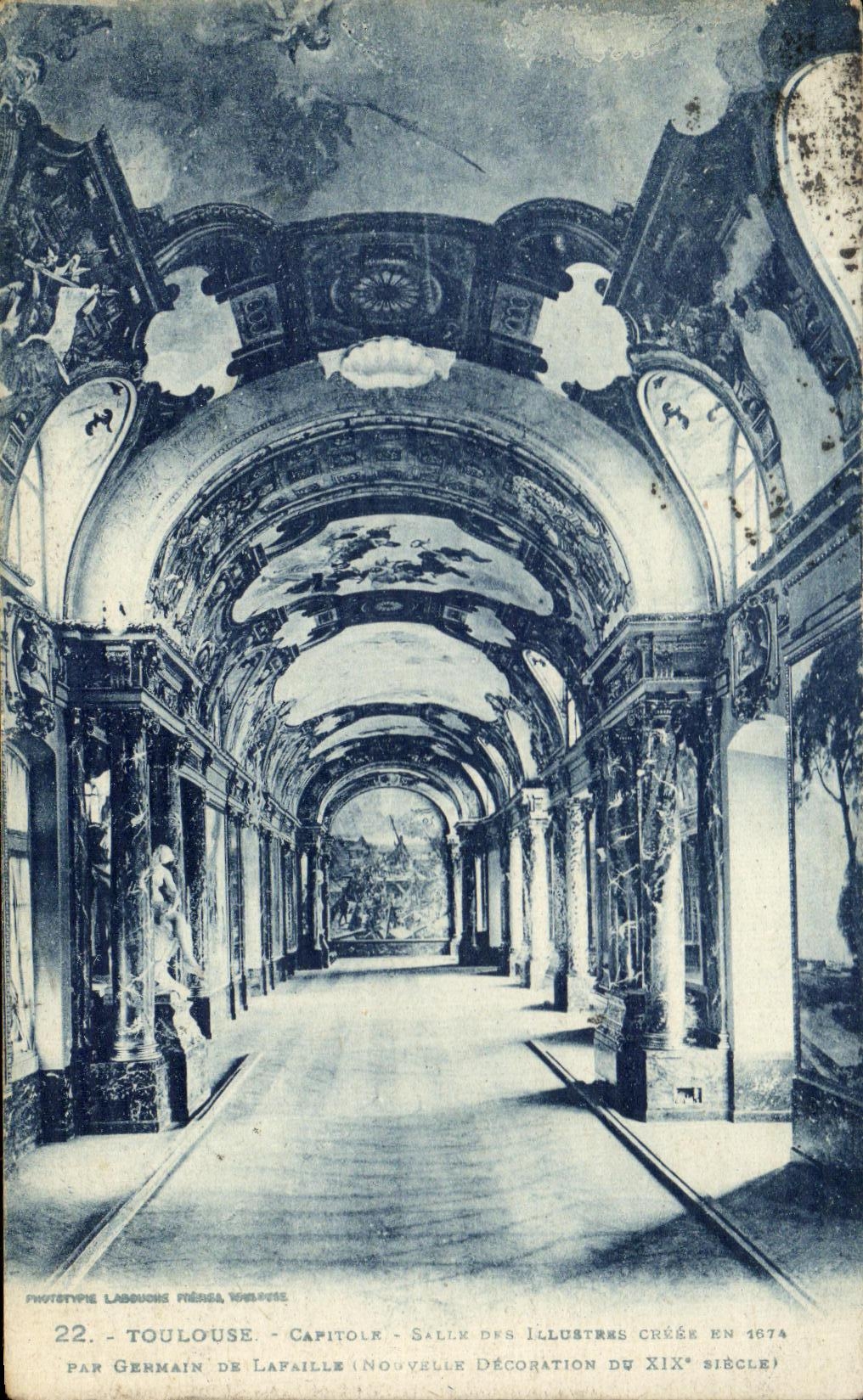 Sitio de CPA Toulouse Capitole de famoso el German de Lafaille