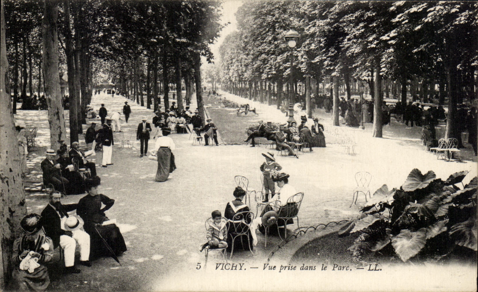 CPA Vichy Vue Prise dans le Parc