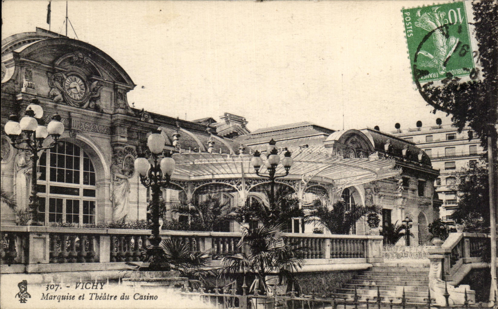 CPA Vichy Marchioness and Theater of the Casino