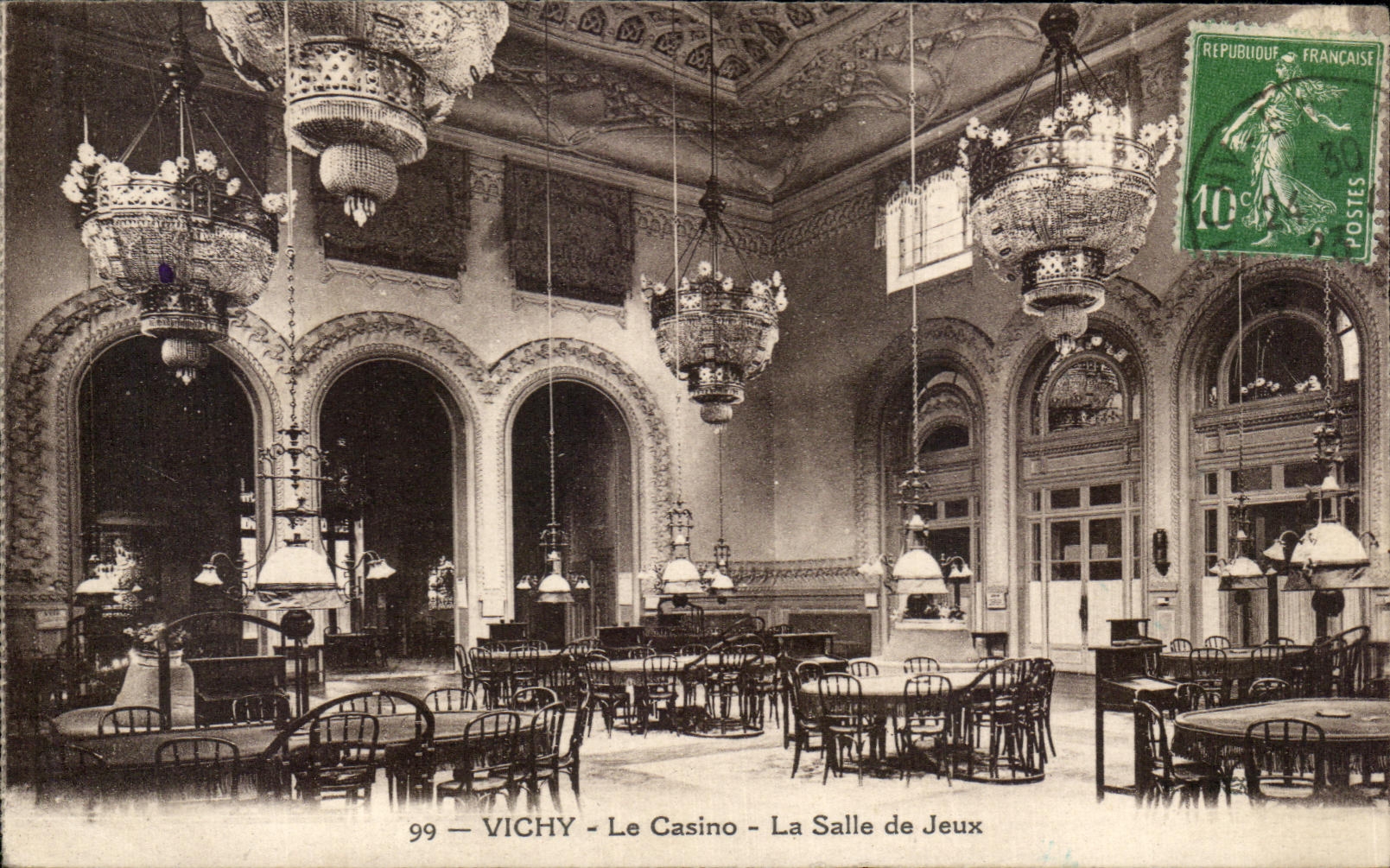 CPA Vichy the Casino the Gaming room