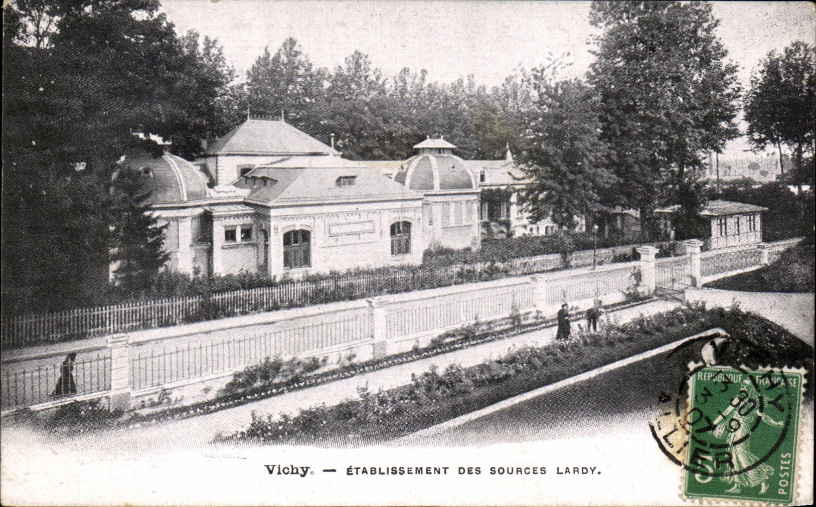 CPA Vichy Etablissement Des Sources Lardy