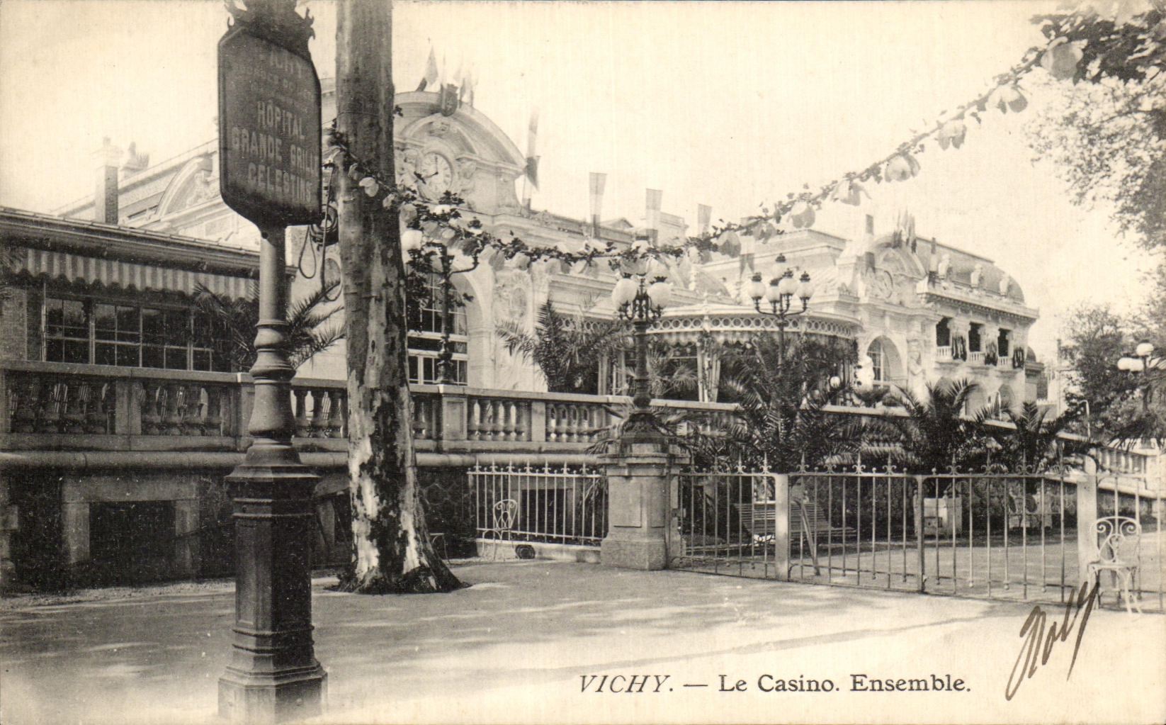 CPA Vichy the Casino Together
