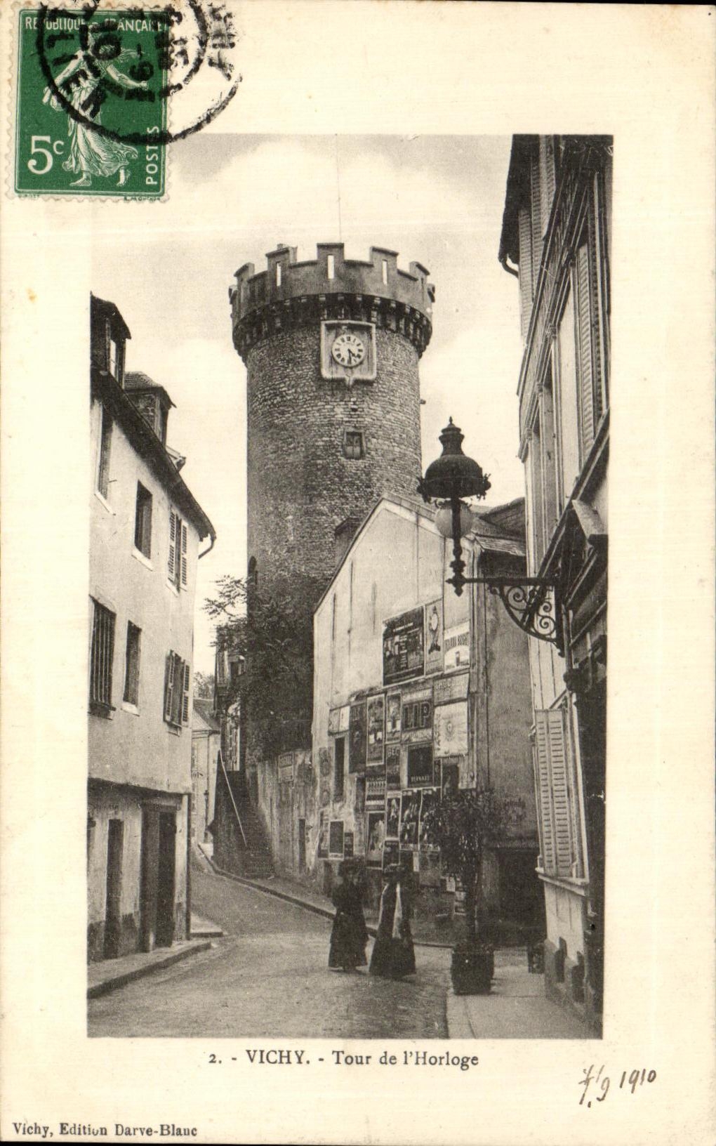 CPA Vichy Turn of I' Horloge