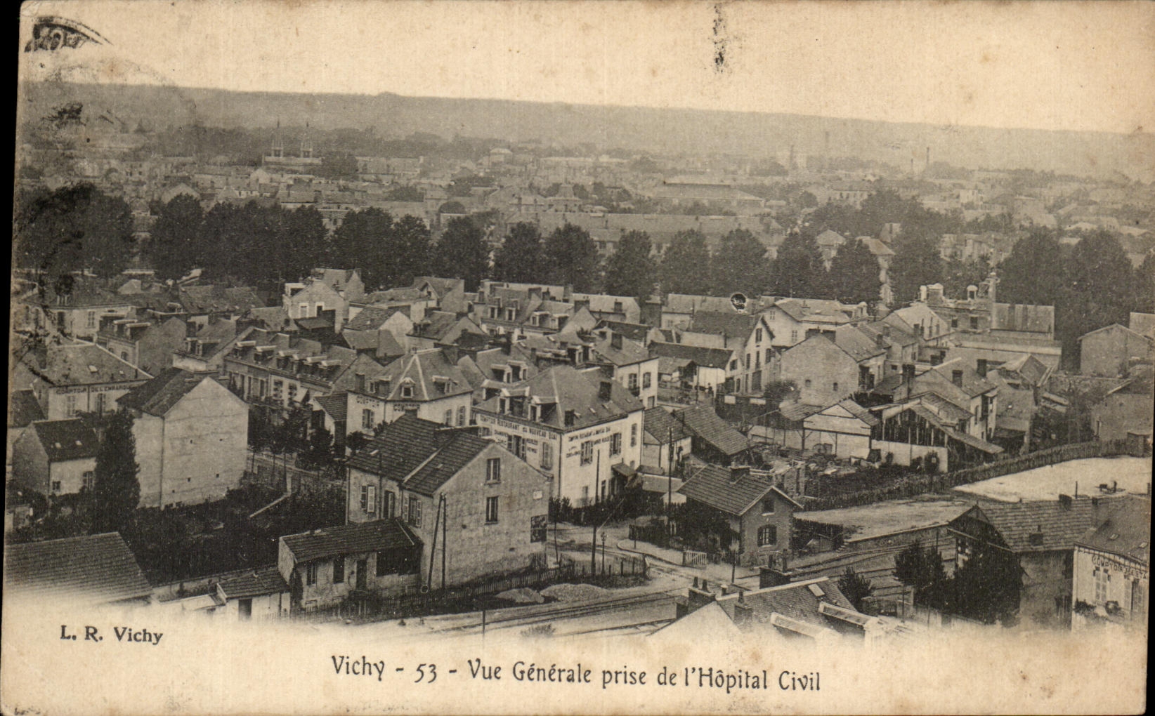 CPA Vichy View taken of the Civil Hospital
