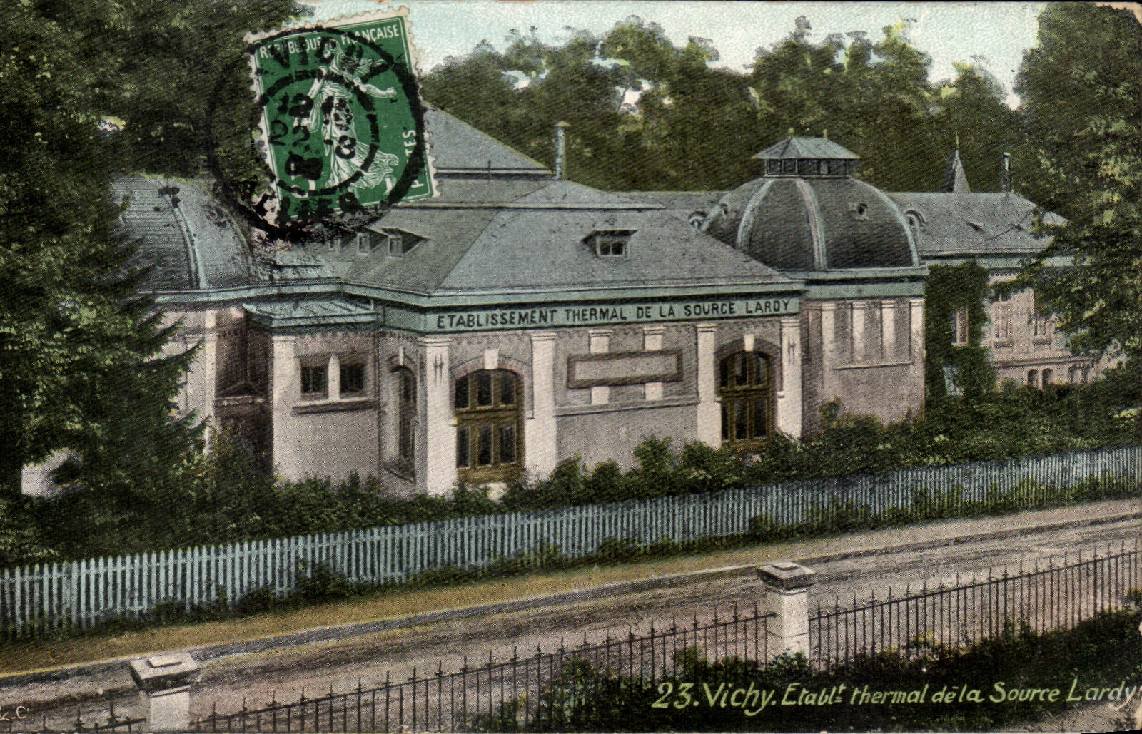 CPA Vichy Hydropathic establishment of the Lardy Source