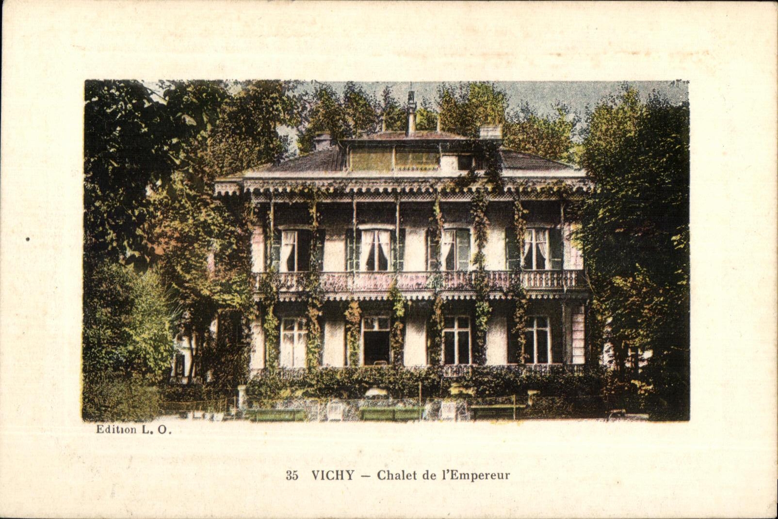 CPA Vichy Chalet de l'Empereur Napoleon 