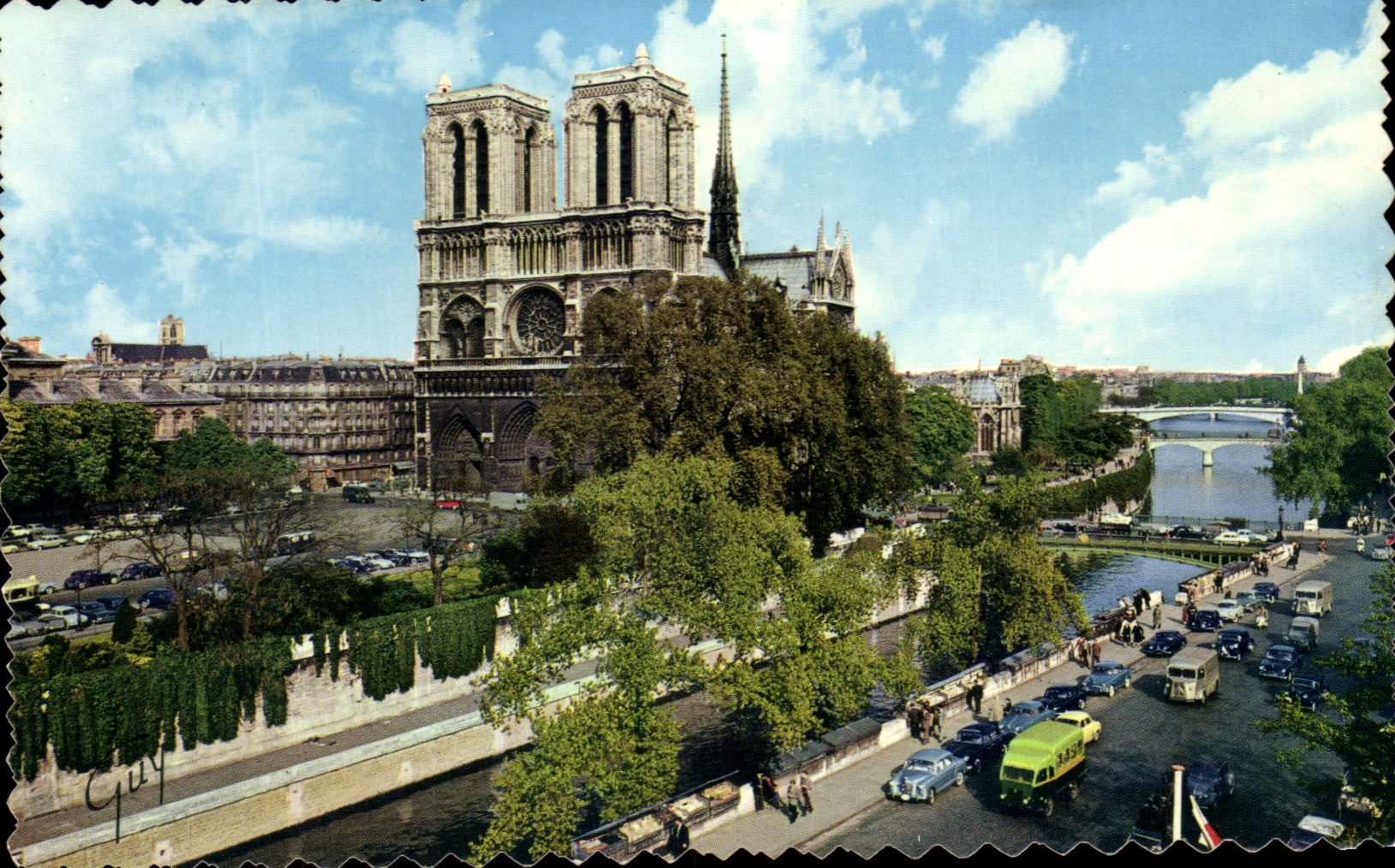 CPA Paris And Its Wonders the Notre Dame Cathedral