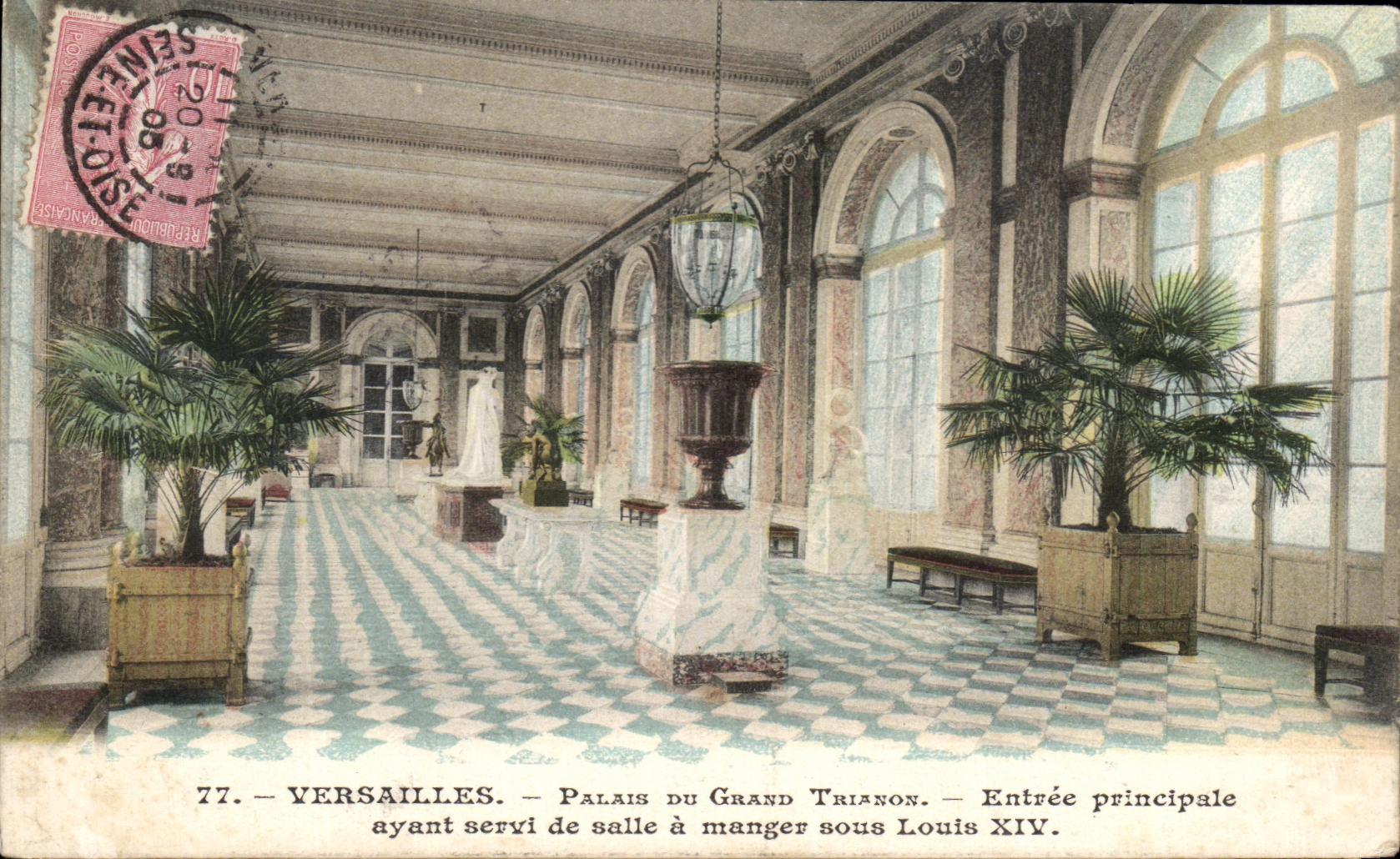 CPA Versailles Palais Du Grand Trianon Ayant Servi de Salle a Manger Sous LouisXIV