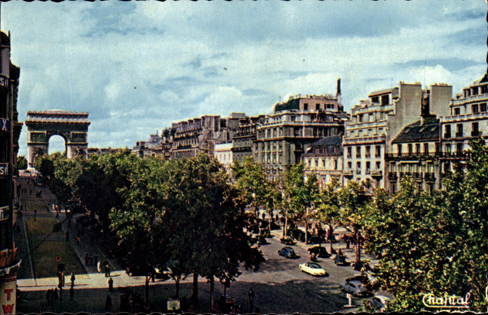CPSM Paris Avenue Des Champs Elysees