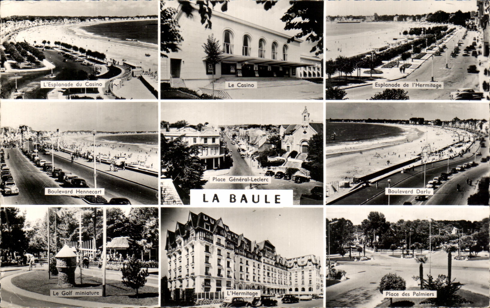 CPA coloca a general Leclerc La Baule el golf miniatura