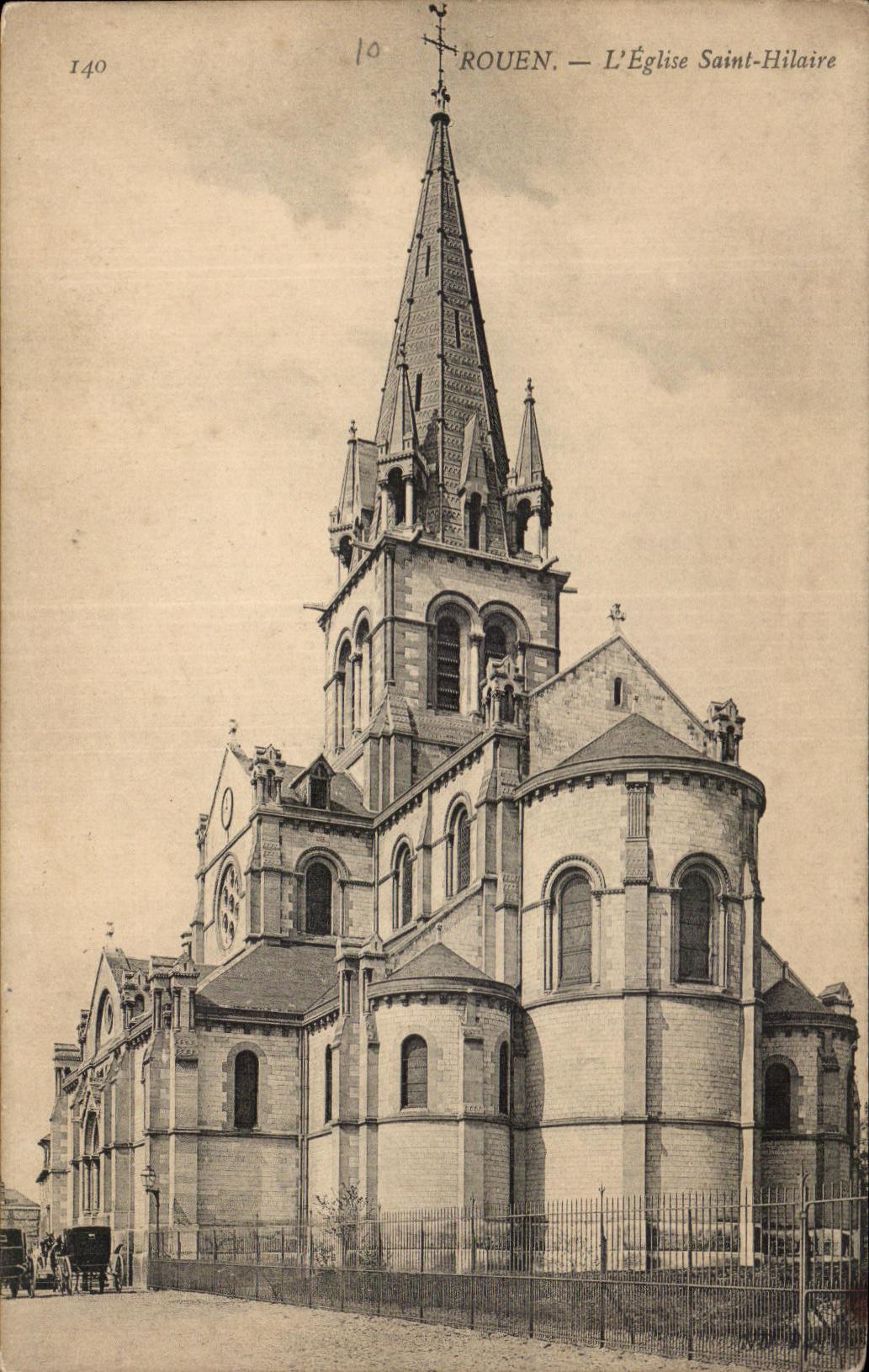 CPA Rouen the Church Saint Hilaire