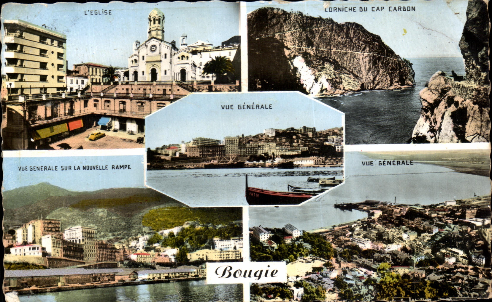 CPA Bougie Souvenir Algerie Cap Carbon 