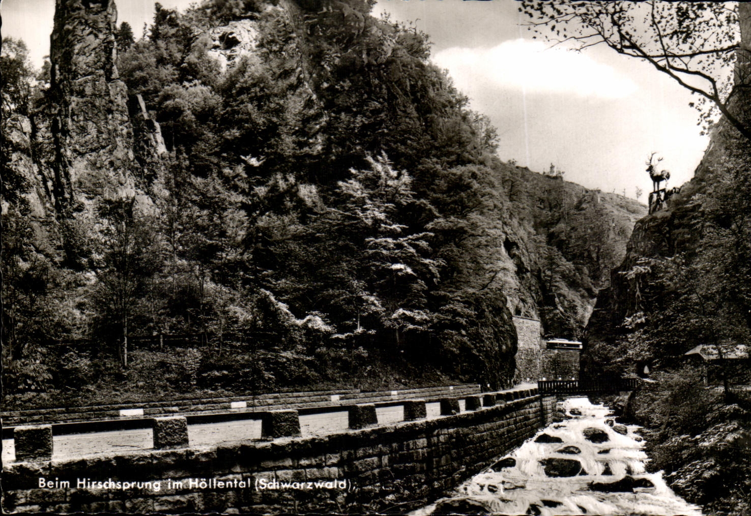 CPA Beim Hirschsprung Im Hollental