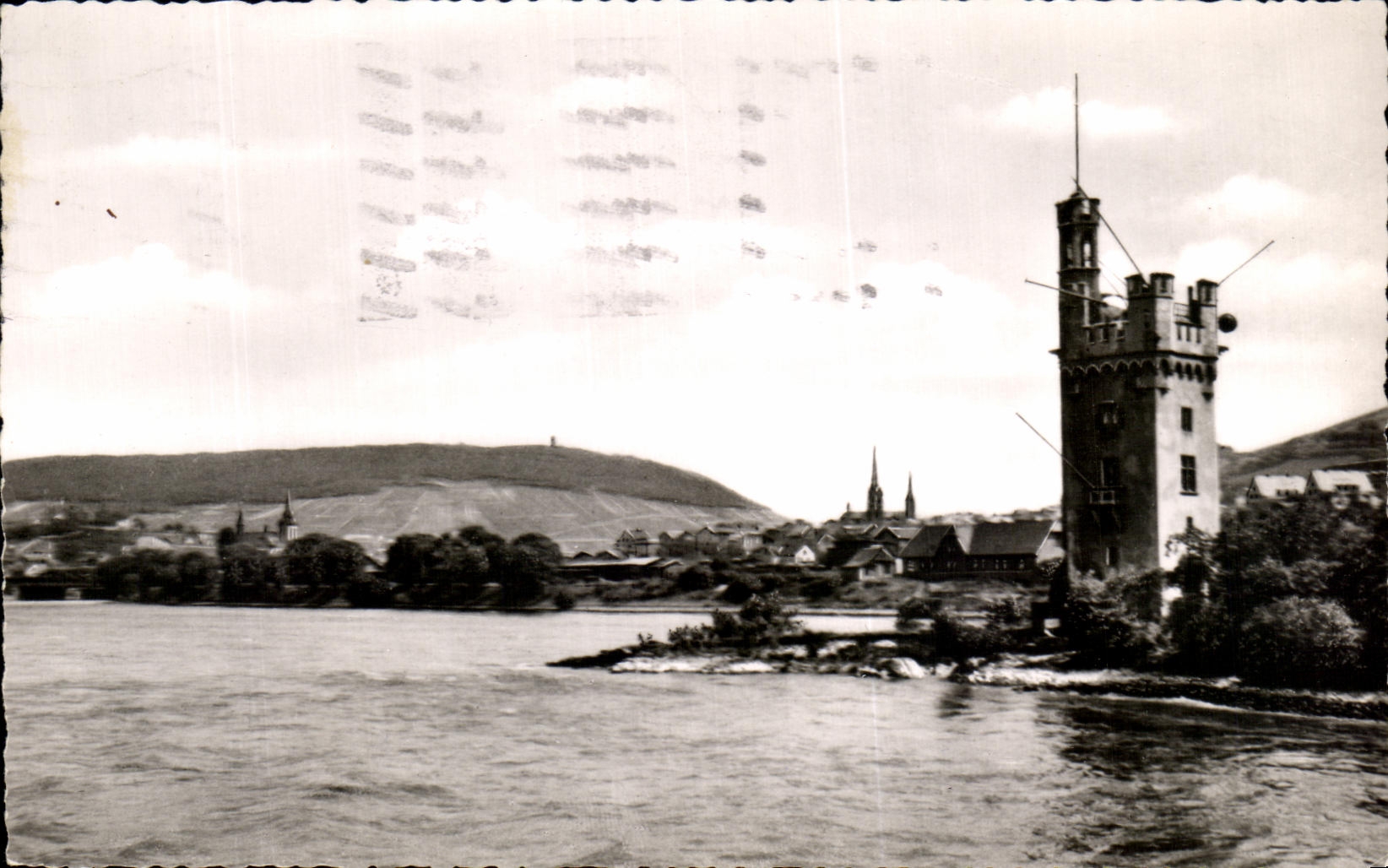 CPA Der Mauseturm bei Bingen am Rhein