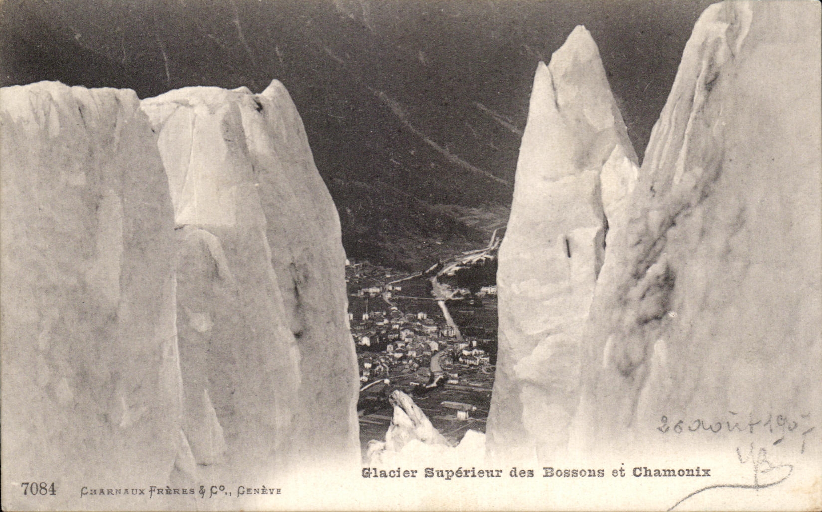CPA Glacier Superieur des Bossons St Chamonix