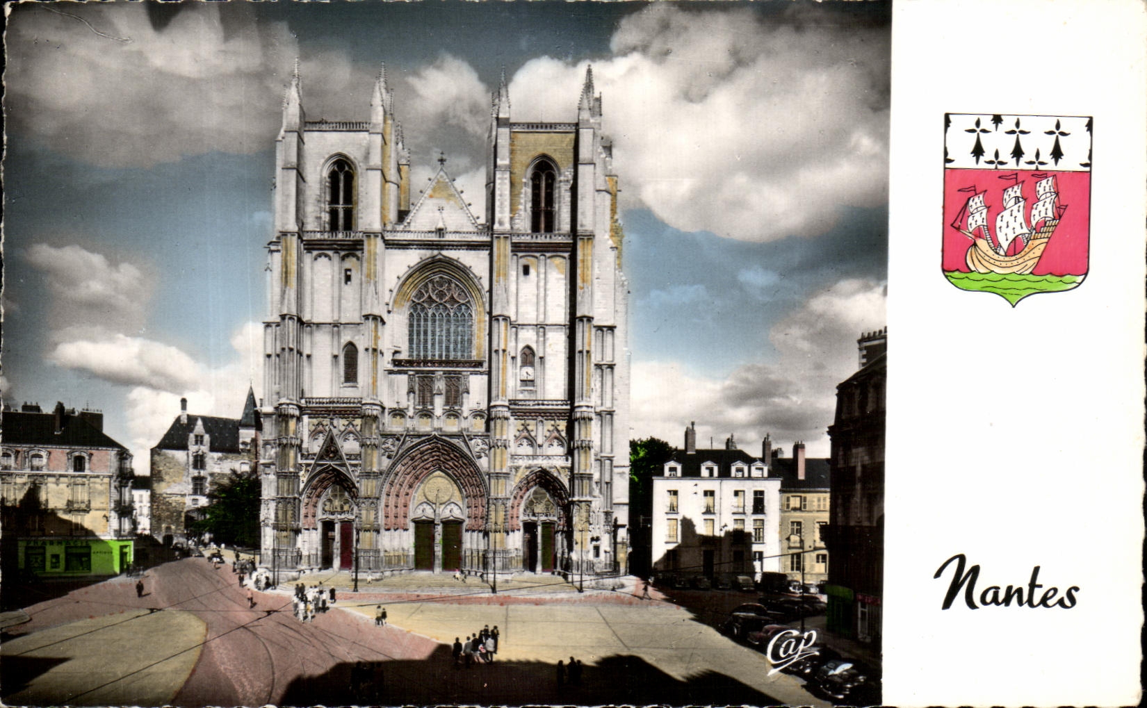 CPSM Nantes cathedral Saint Pierre