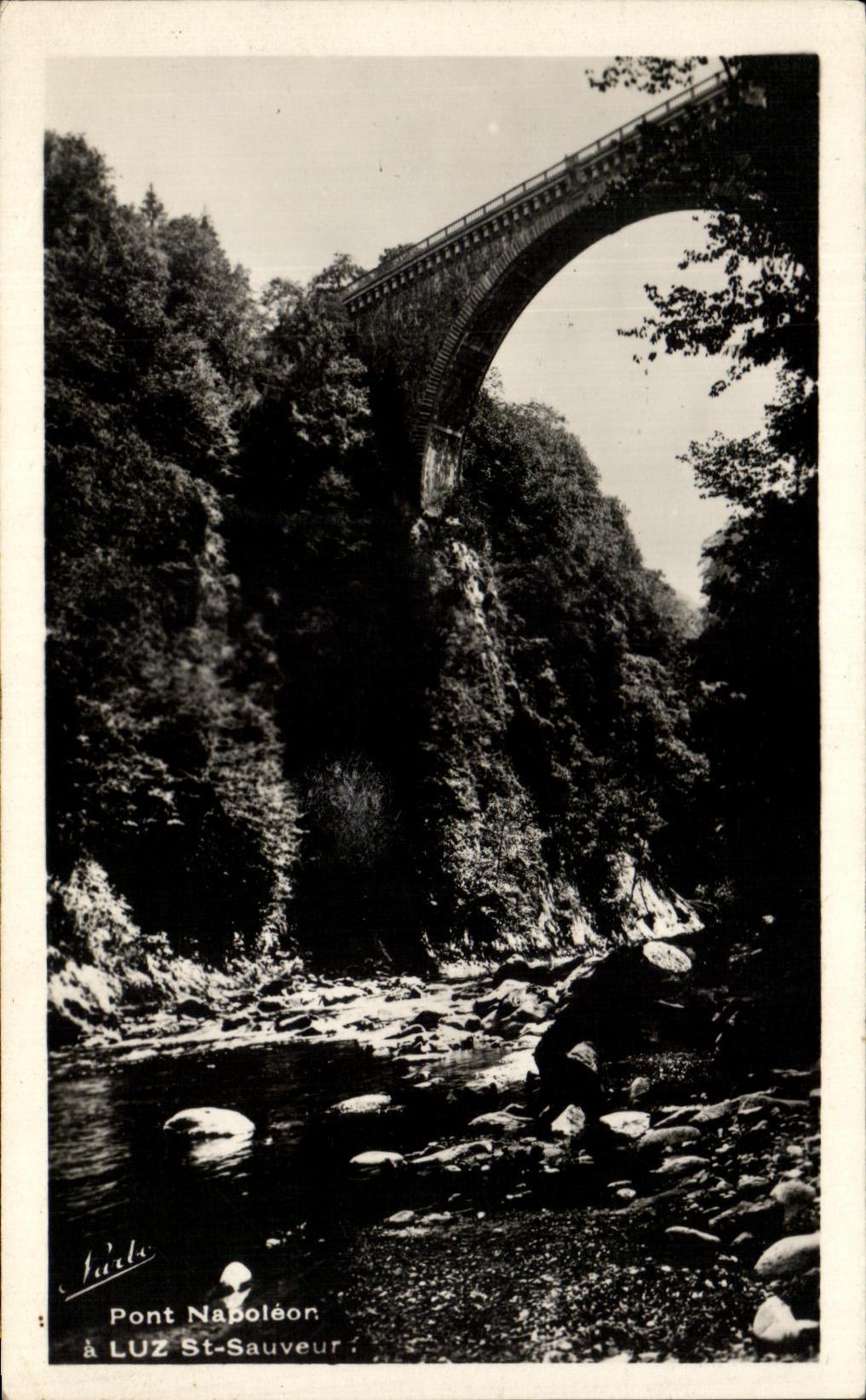 CPA Pont Napolean Luz St Sauveur