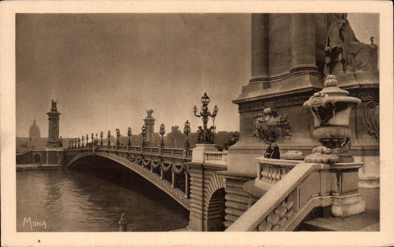CPA Paris the Bridge Alexendre III