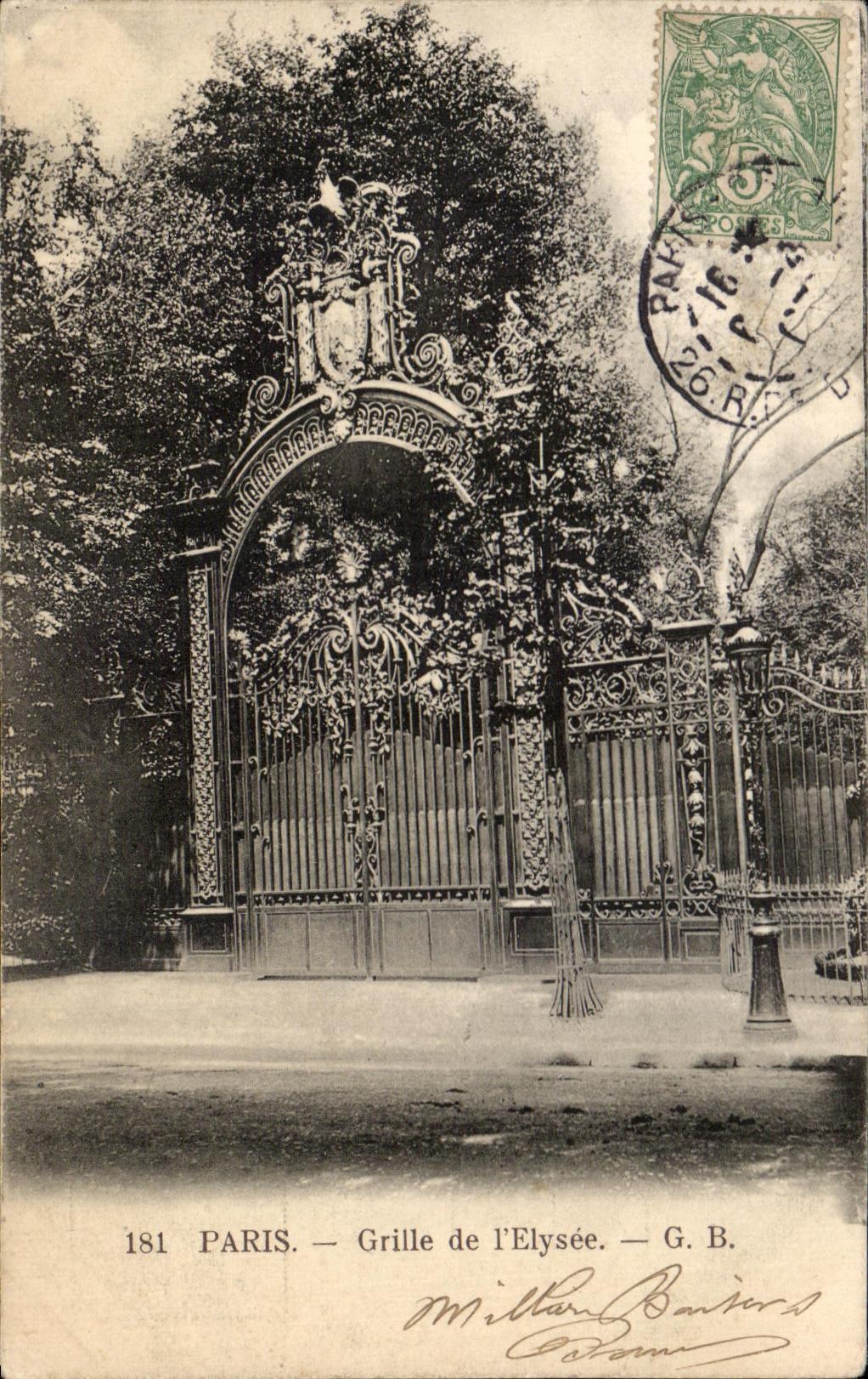 CPA Paris Roasts of the Elysium