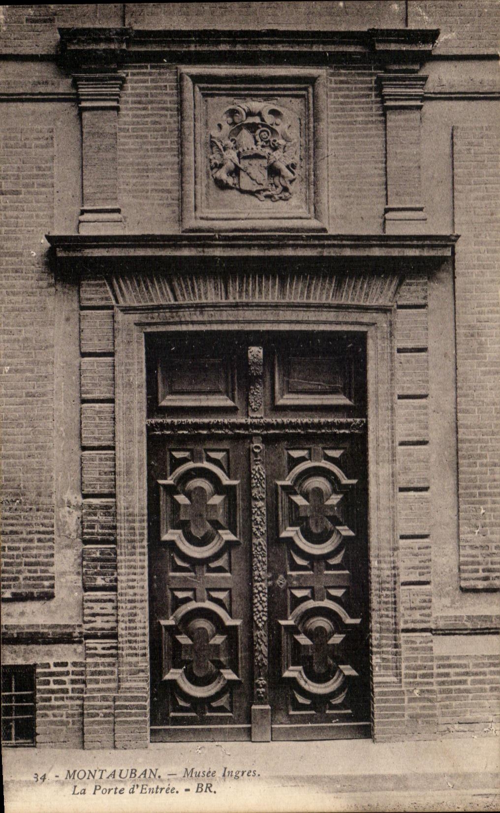 CPA Montauban Ingres Museum the Gate Entrance