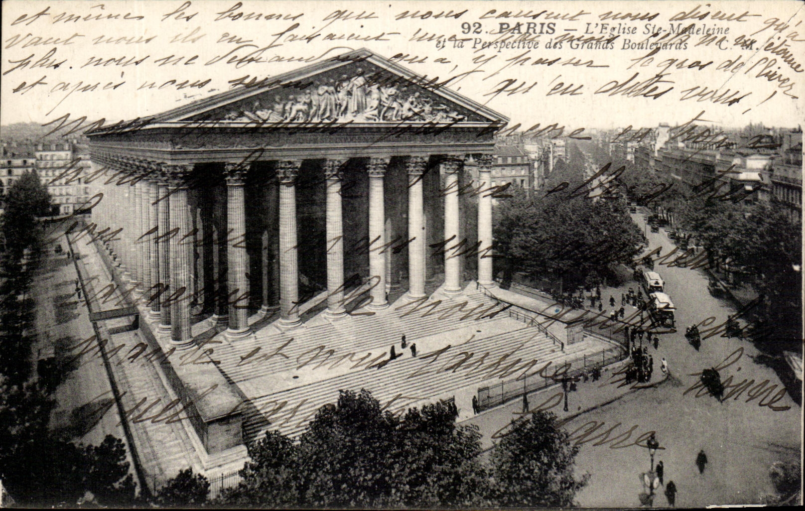 CPA Paris the Church co Madeleine